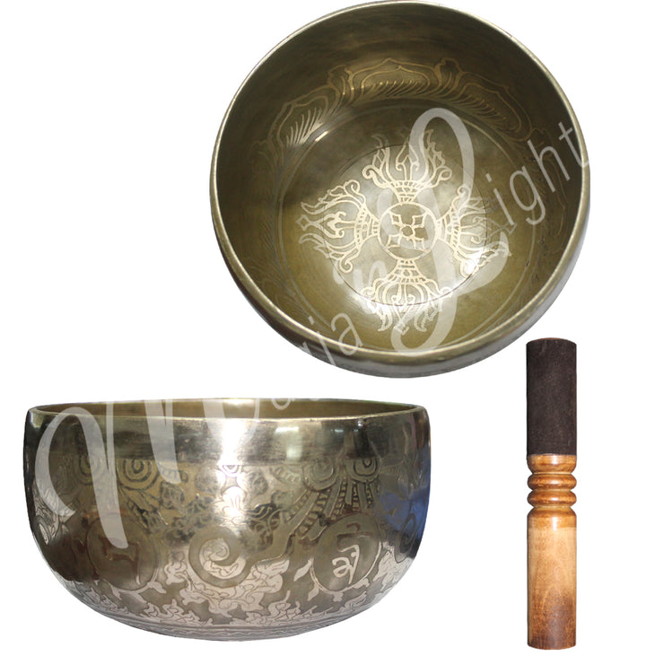 Singing Bowl Double Dorje 5"dia.