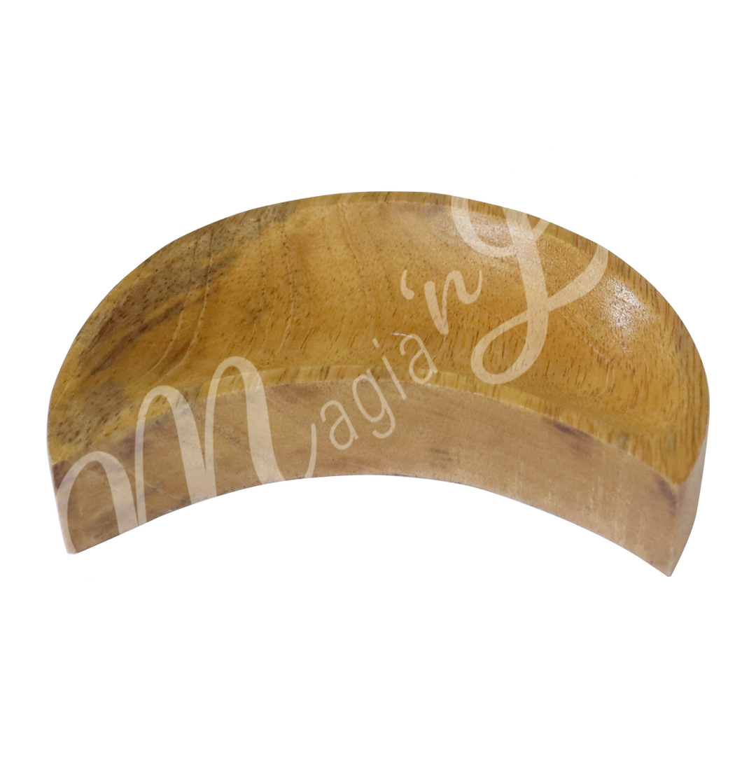 Bowl Teakwood Crescent Moon