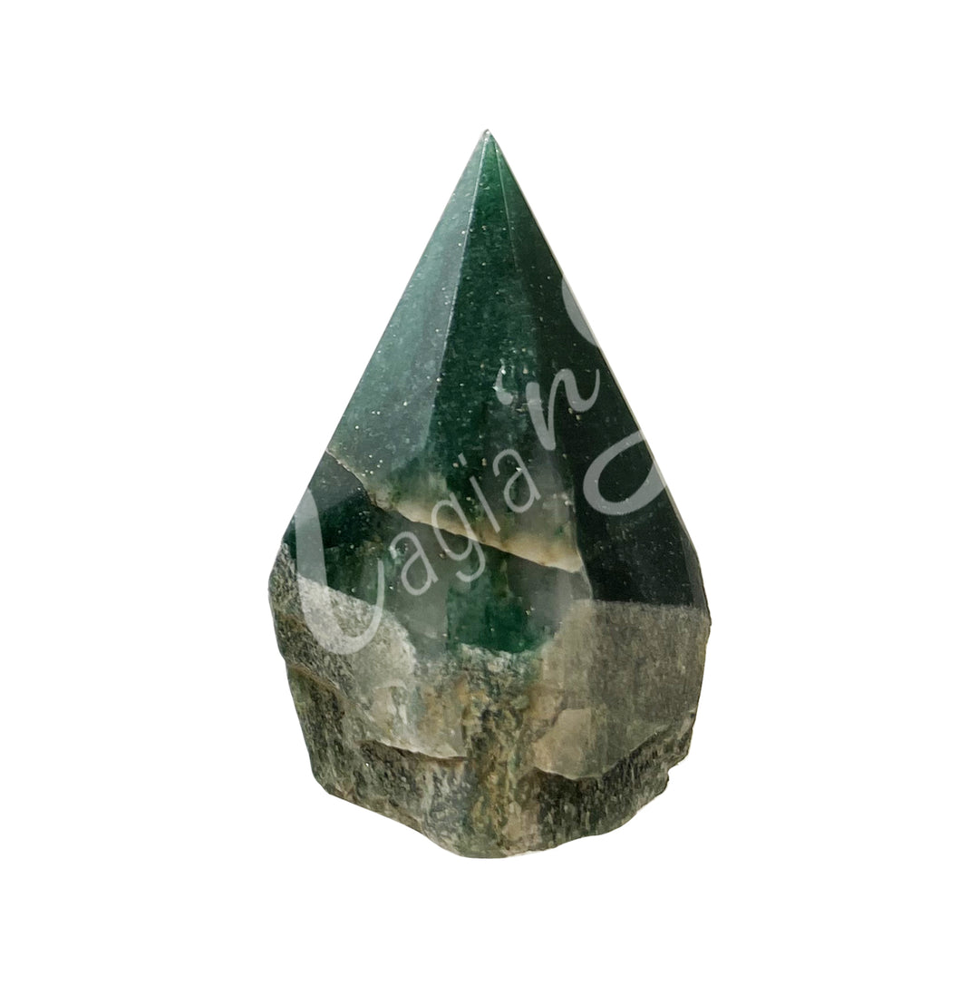 Top Polished Point Green Aventurine 2"