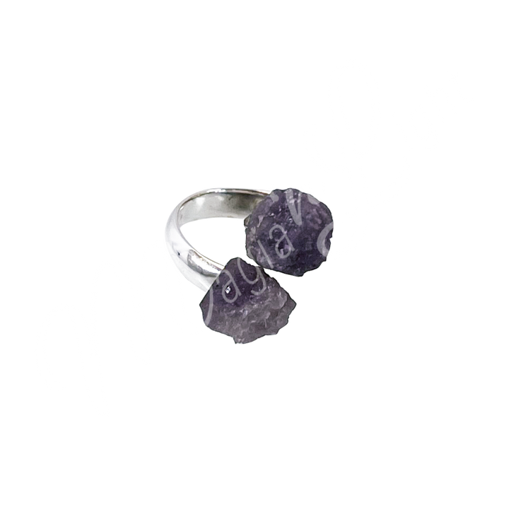 Sterling Silver Ring Lepidolite