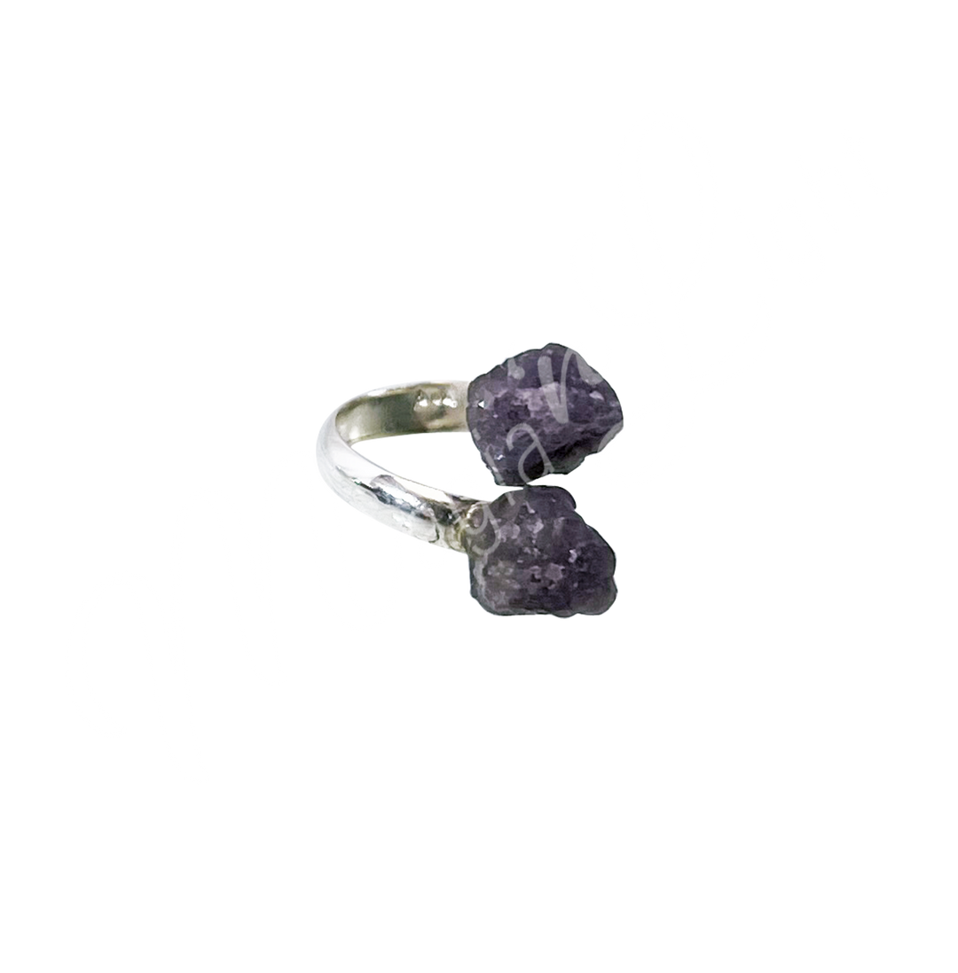 Sterling Silver Ring Lepidolite