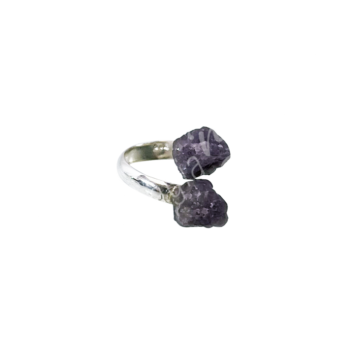 Sterling Silver Ring Lepidolite