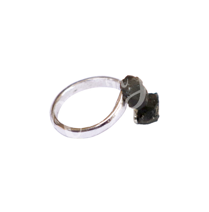 Ring Shungite Adjustable 20-22mm dia.