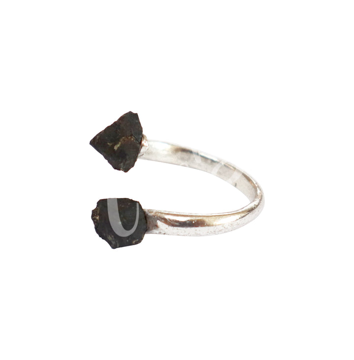 Ring Shungite Adjustable 20-22mm dia.