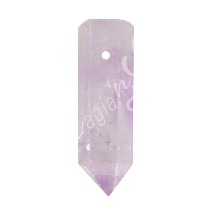 Pendant 6 Sides Point Amethyst 2″