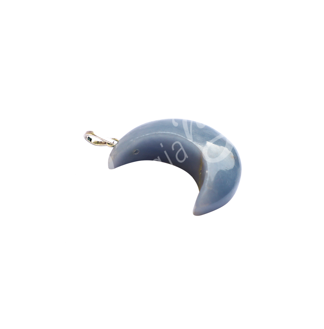 Pendant Crescent Moon Angelite
