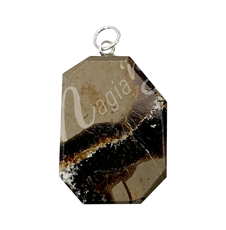 Pendant Slice Septarian Jasper 0.75-1"L