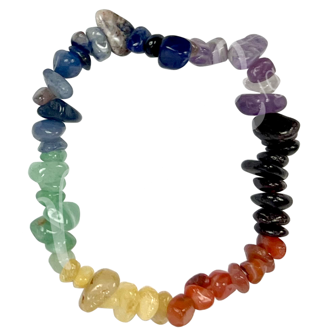 Pulsera Chips Chakra (5-8mm) 7,5"