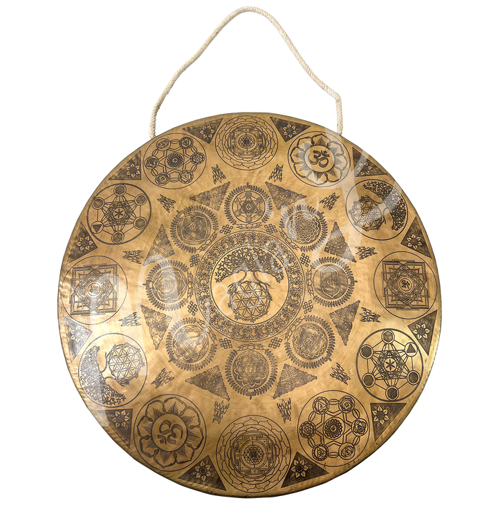 Gong Geometría Sagrada 18"diá.