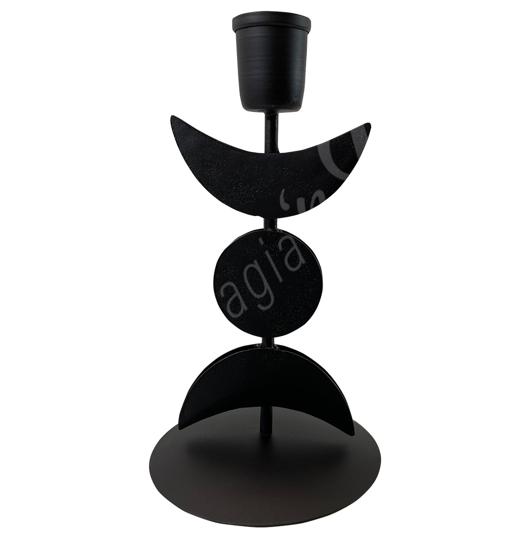 Candle Holder Iron Triple Moon