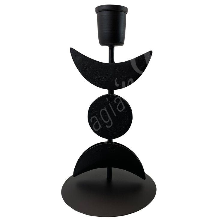 Candle Holder Iron Triple Moon