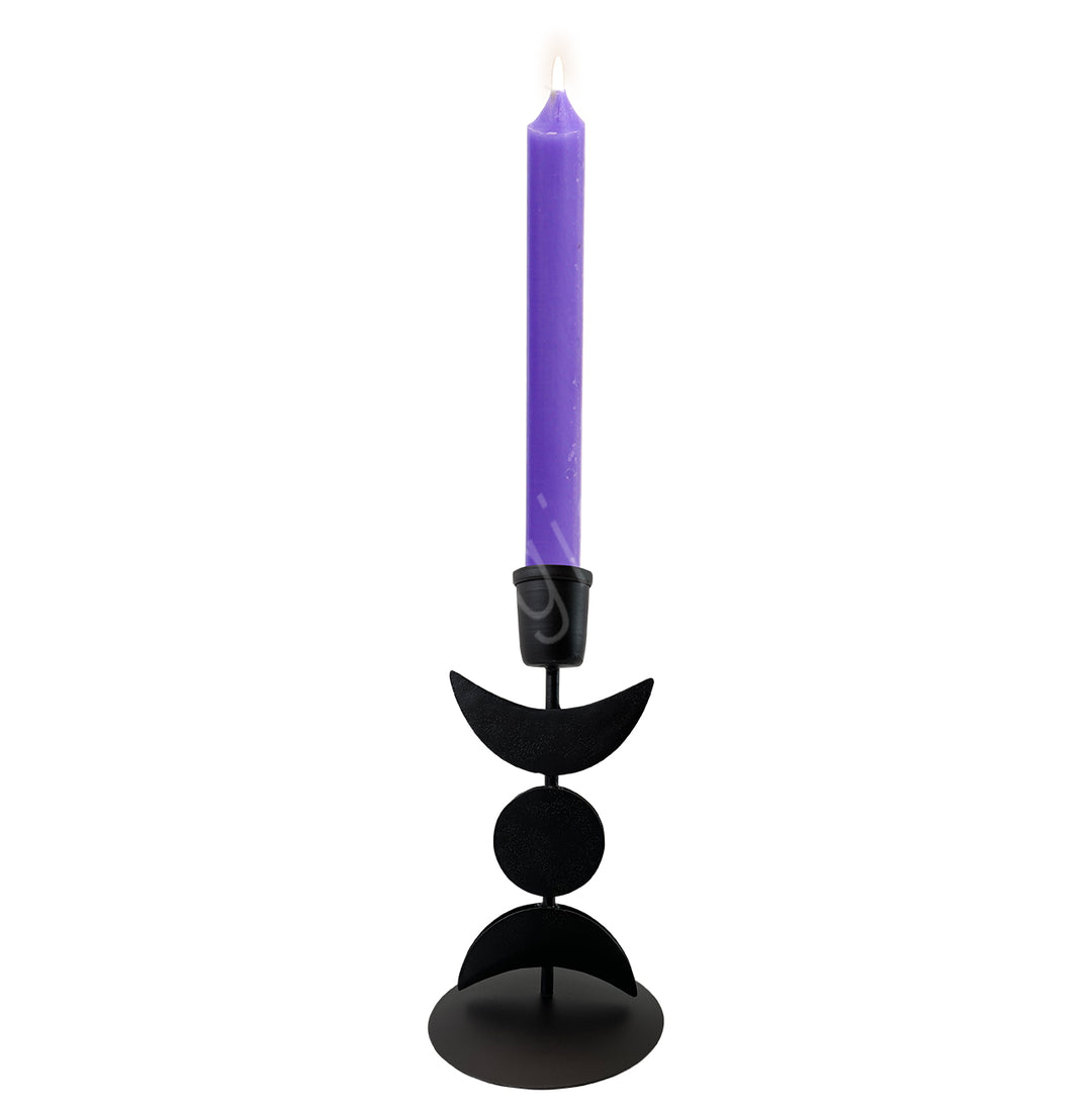 Candle Holder Iron Triple Moon