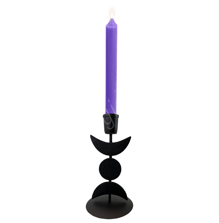 Candle Holder Iron Triple Moon
