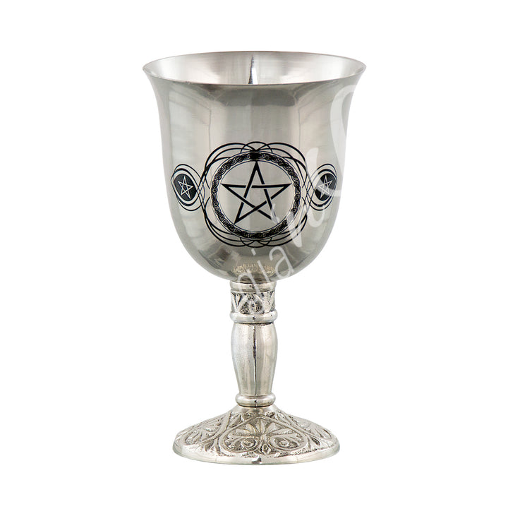 Chalice with Symbols Large 7”h X 4.25” dia.