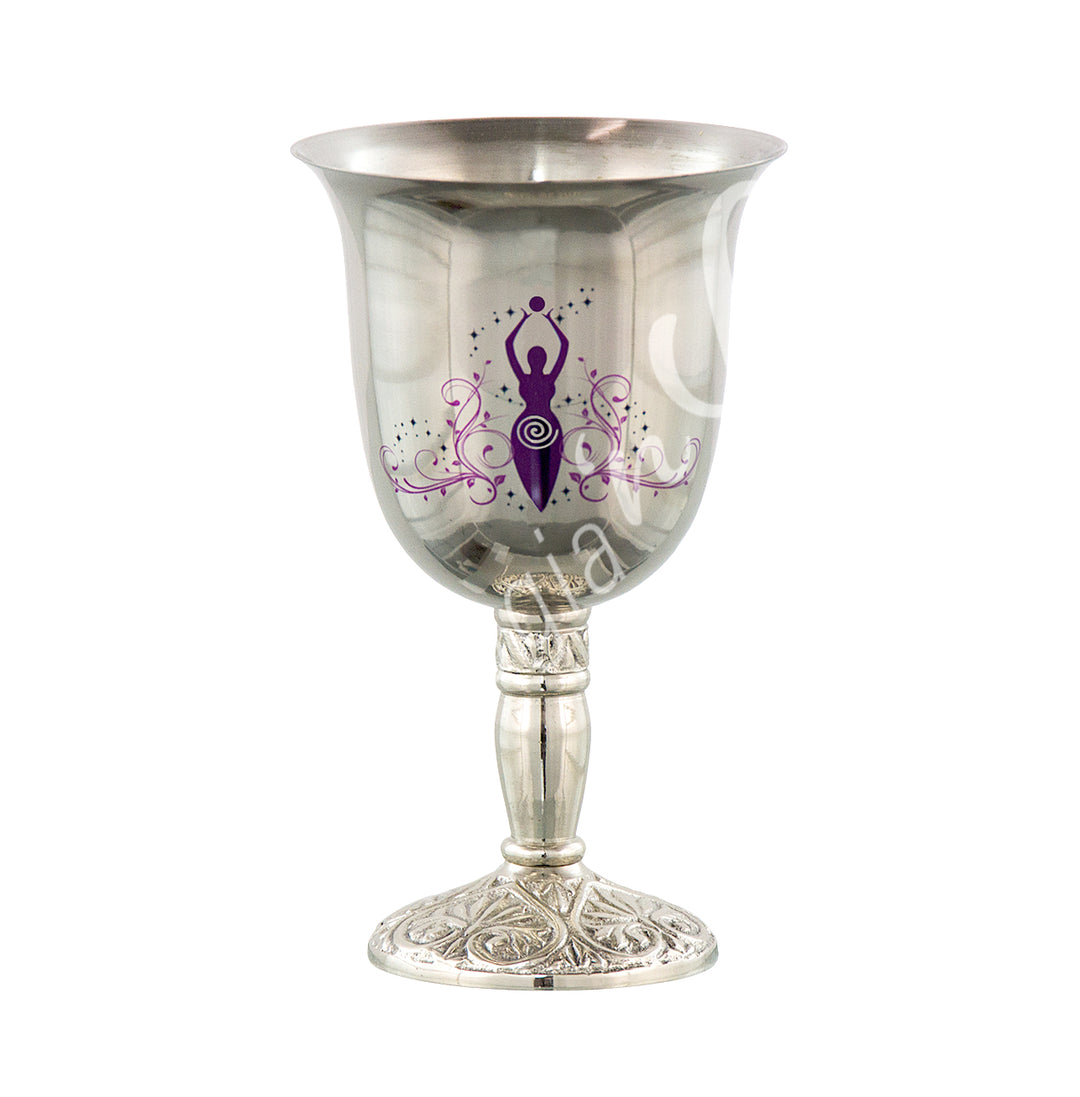 Chalice with Symbols Large 7”h X 4.25” dia.