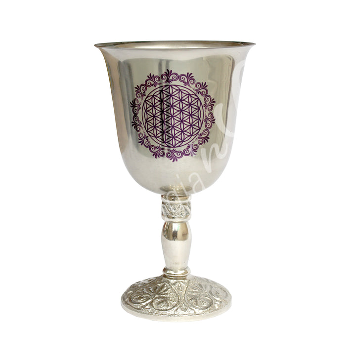 Chalice with Symbols Large 7”h X 4.25” dia.