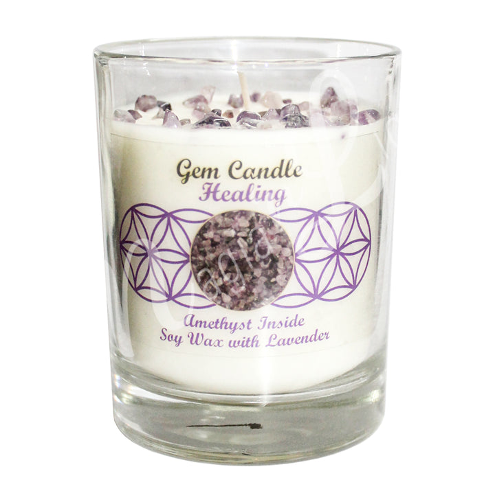 Healing Chips Candle Lavender 9oz.