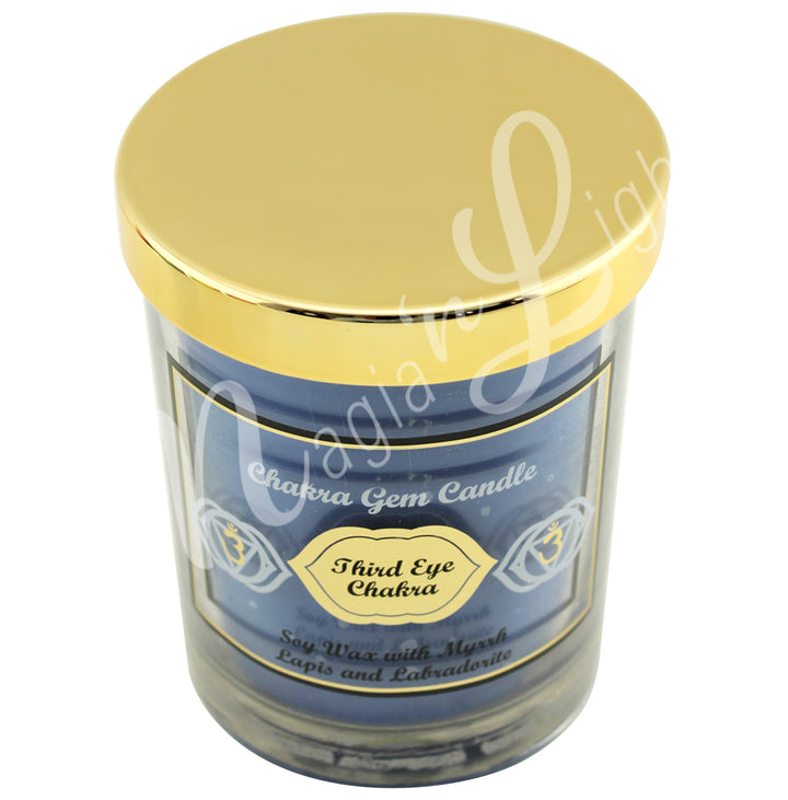 Candle Third Eye Chakra Myrrh 9oz.