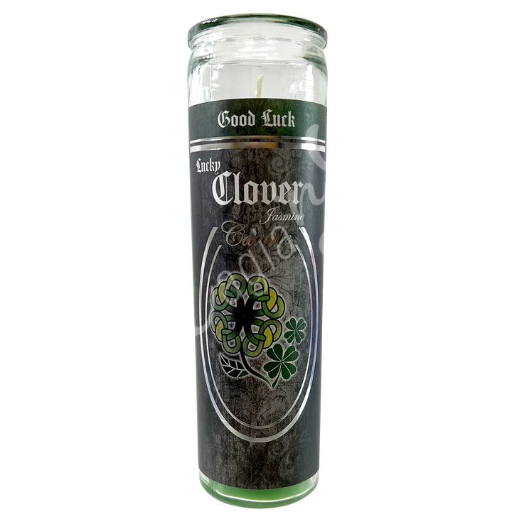 Candle Glass Jar Jasmine Lucky Clover