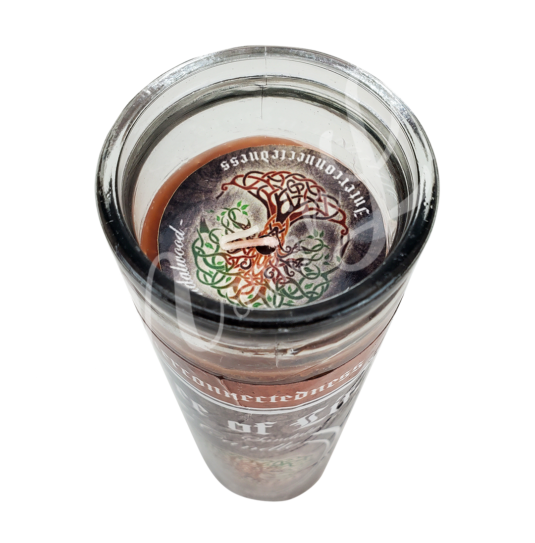 Candle Glass Jar Sandalwood Tree of Life