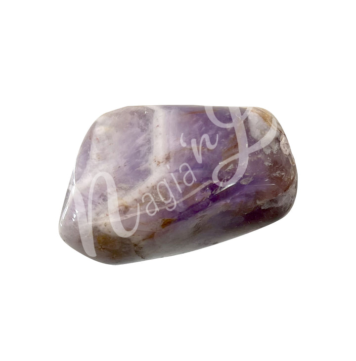 TUMBLED STONE AMETHYST, CHEVRON EX 35-55 MM