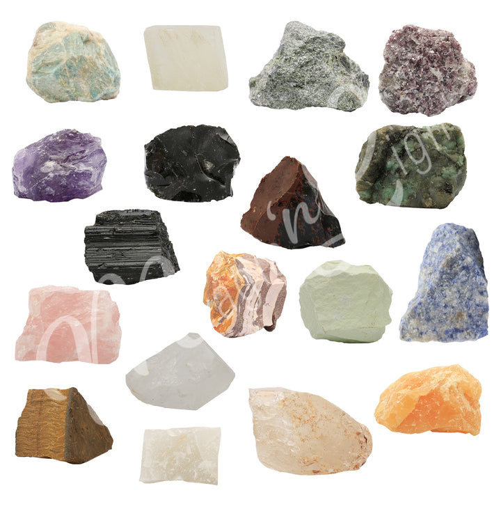 Rough Mixed Stones (20 Pcs) 1.5-2"