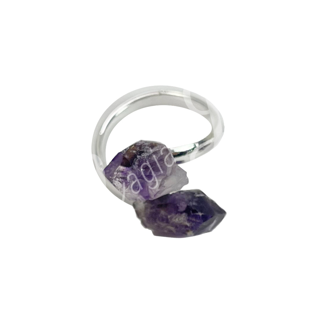 Ring Amethyst Adjustable