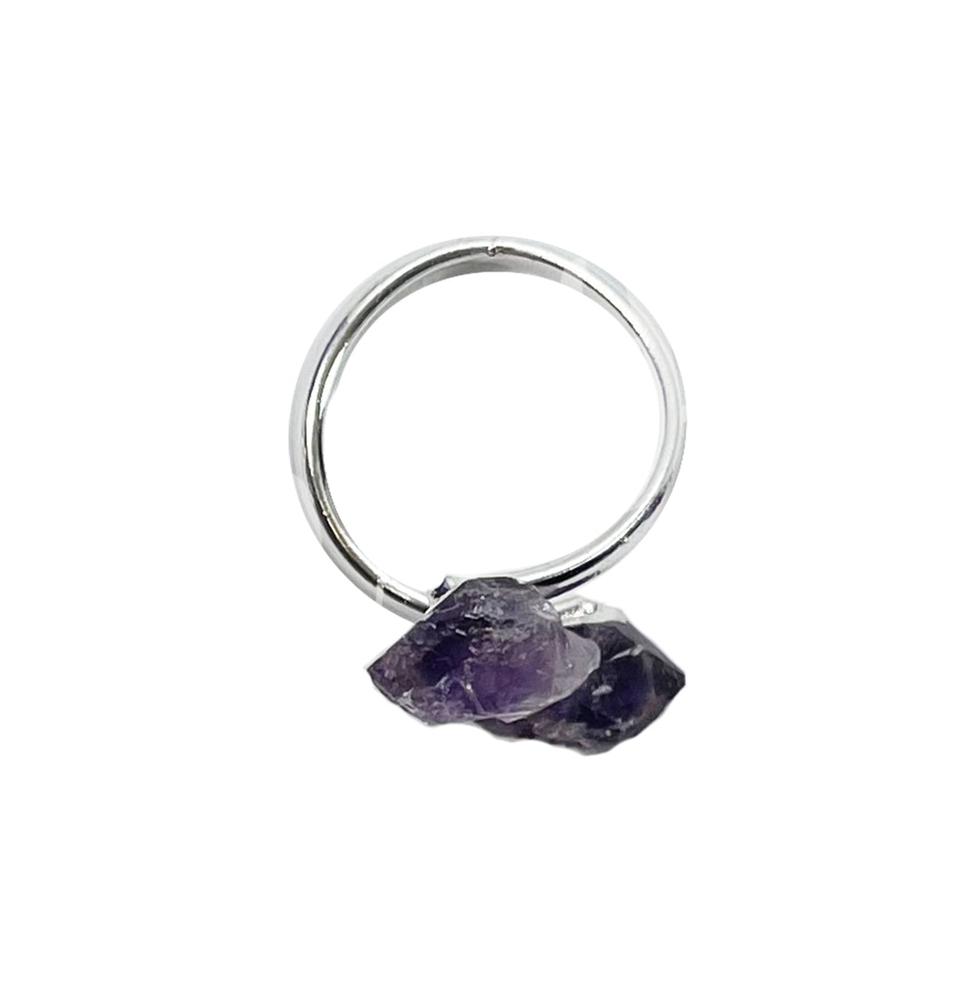 Ring Amethyst Adjustable