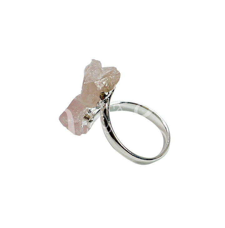 Ring Rose Quartz Adjustable