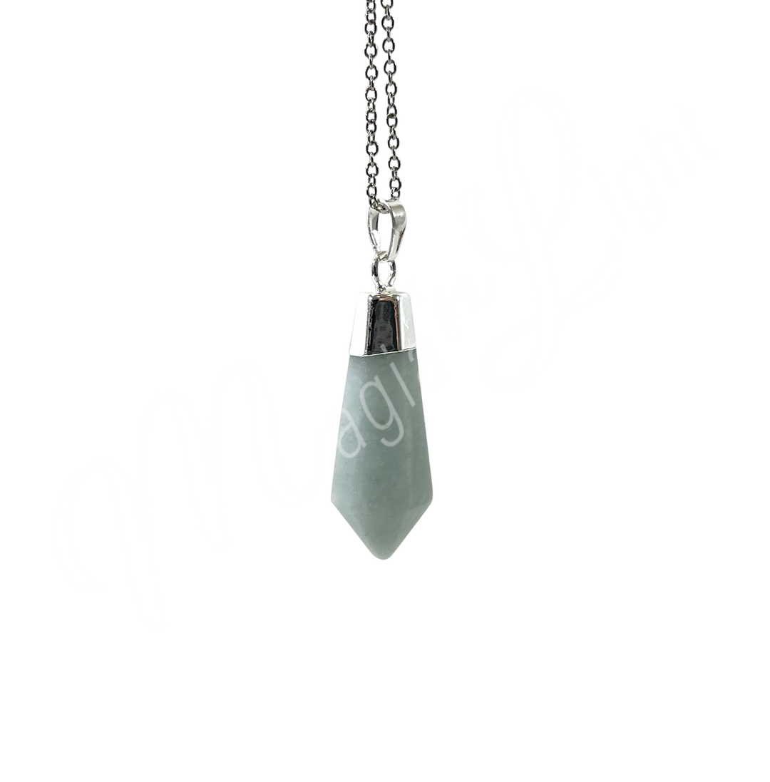 Pendant Diamond Shape Amazonite 1.5"