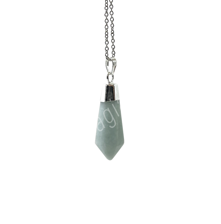 Pendant Diamond Shape Amazonite 1.5"