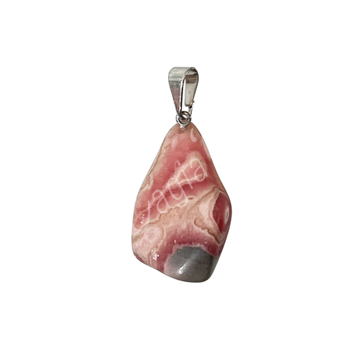 Pendant Tumbled Stone Rhodochrosite