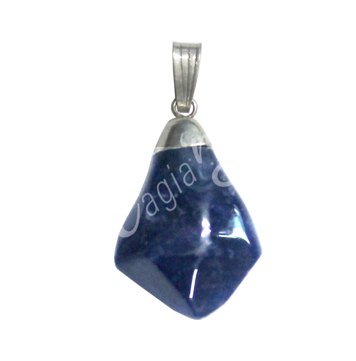Pendant Diamond Shape Sodalite 1.5"