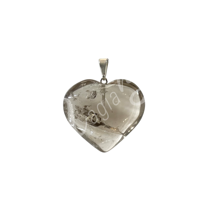 Pendant Heart Natural Citrine 0.75″
