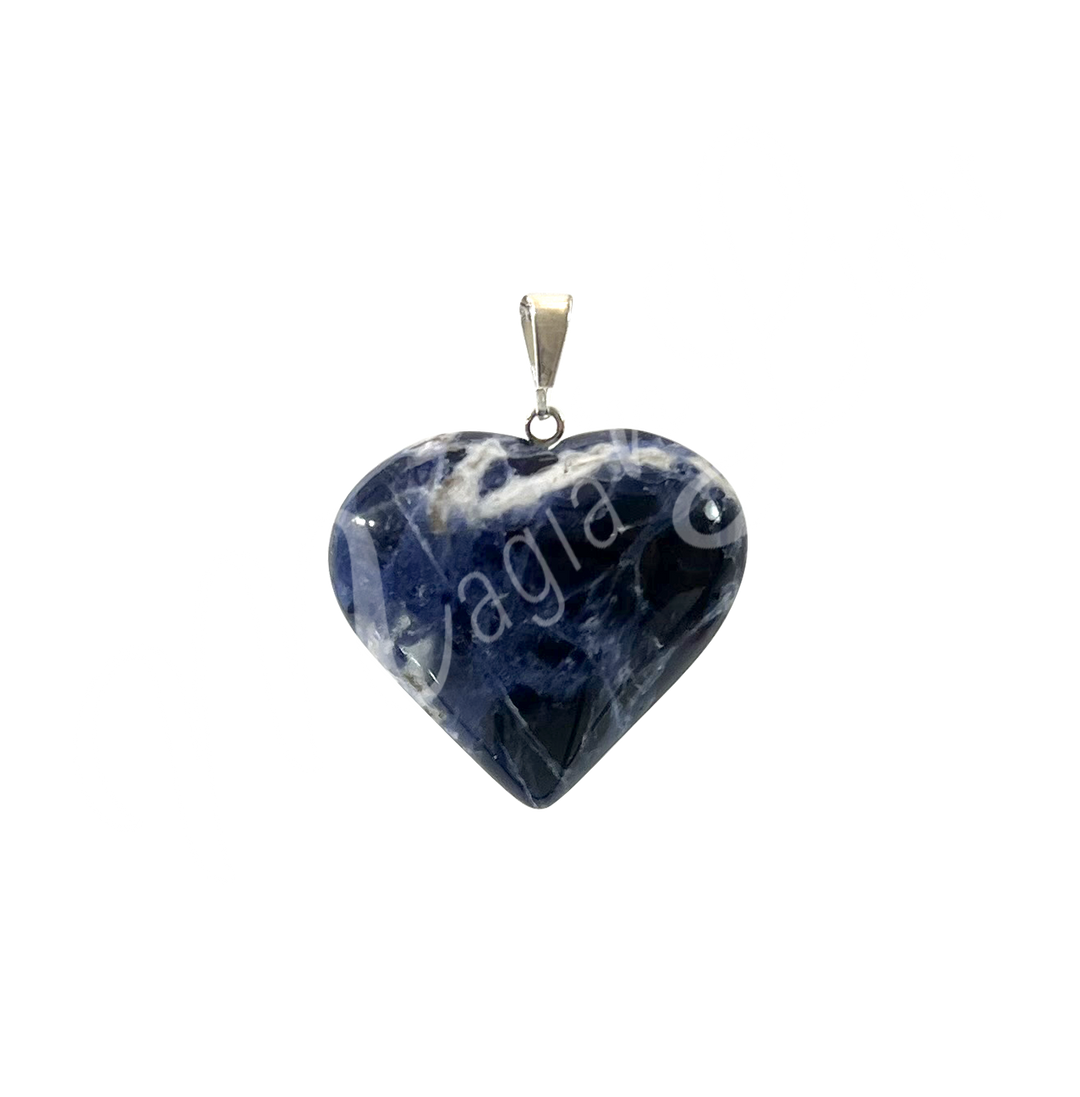 Colgante Corazón Sodalita 1″