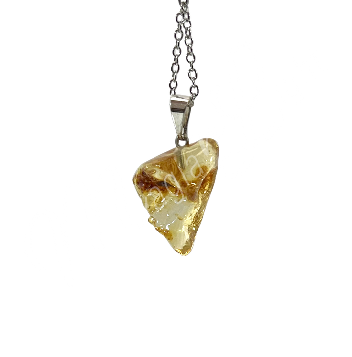 Pendant Rough Amber 0.3-0.5″