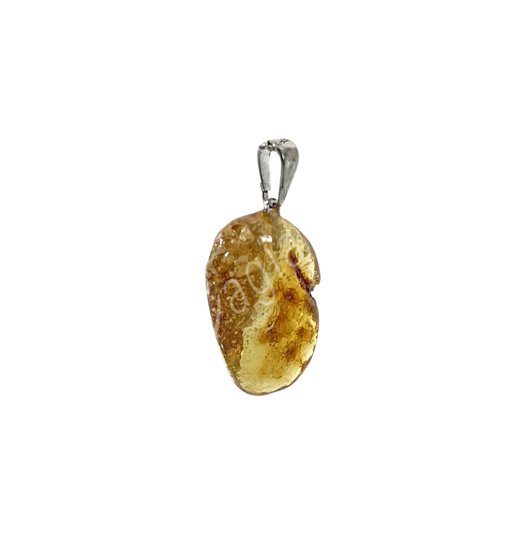 Pendant Rough Amber 0.3-0.5″
