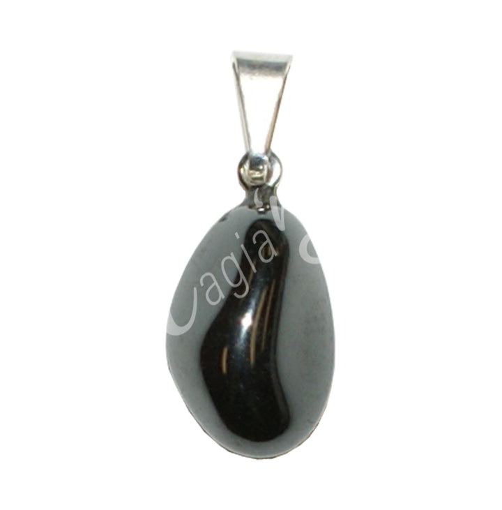 Colgante Piedra Rodada Hematita 1.25-1.75″