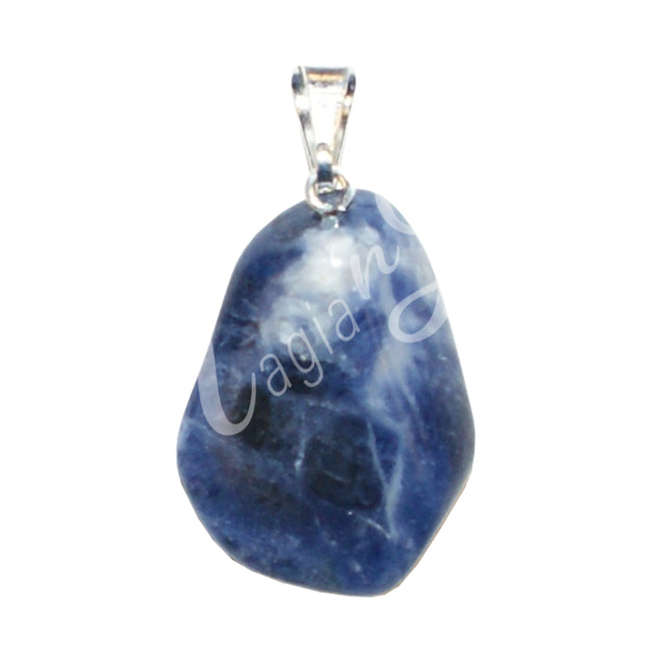 Colgante Piedra Rodada Sodalita 1.25-1.75″