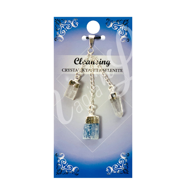 Pendant Tri-Stone For Cleansing 2.5″