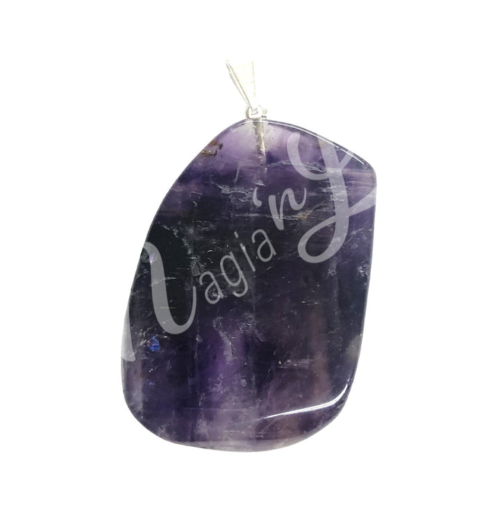 Pendant Slice Amethyst 1″