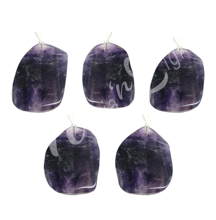 Pendant Slice Amethyst 1″