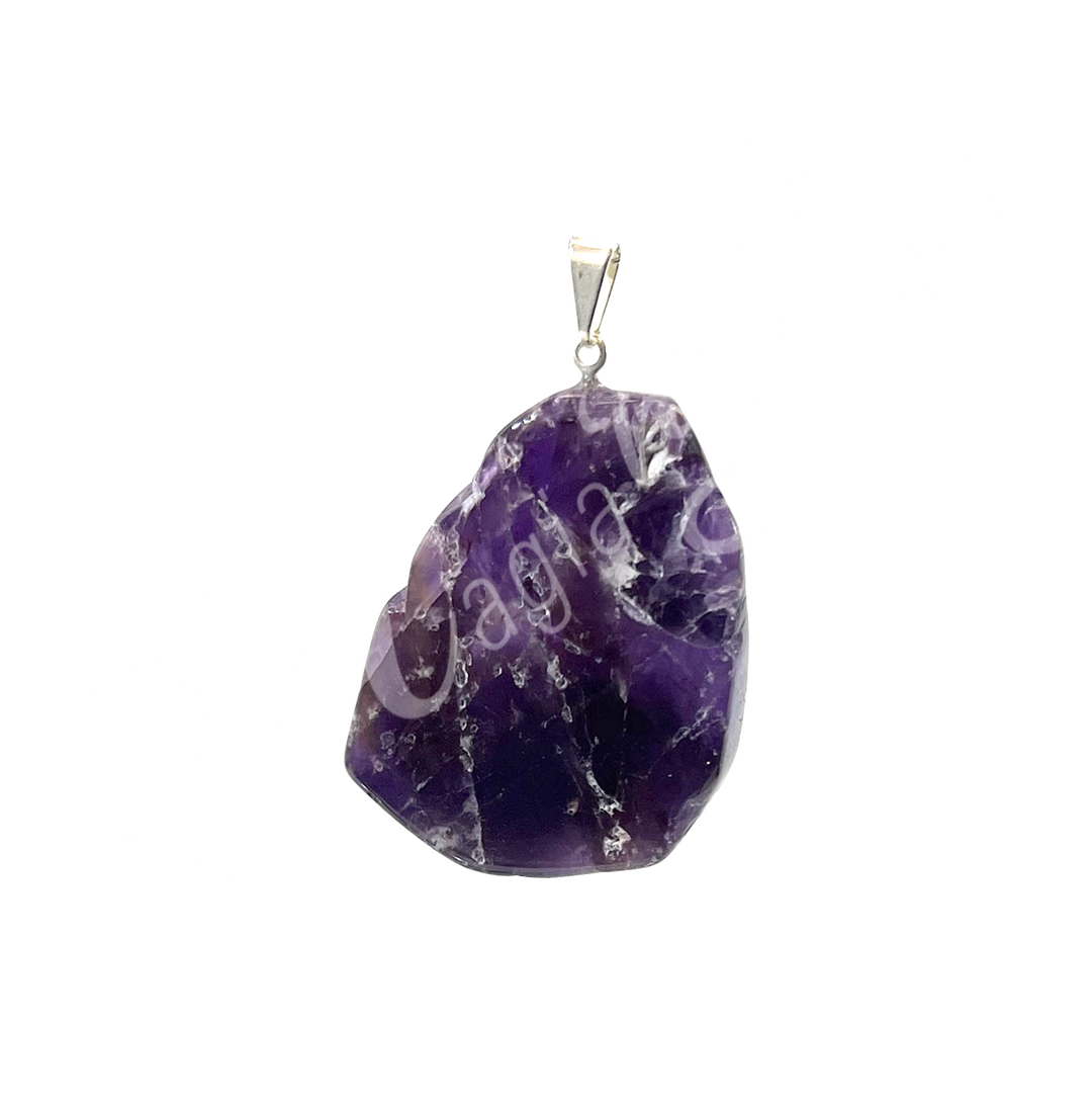 Colgante Rodaja Amatista 1″