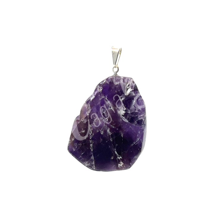 Colgante Rodaja Amatista 1″