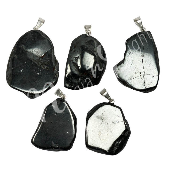 Pendant Slice Hematite 0.5-1″