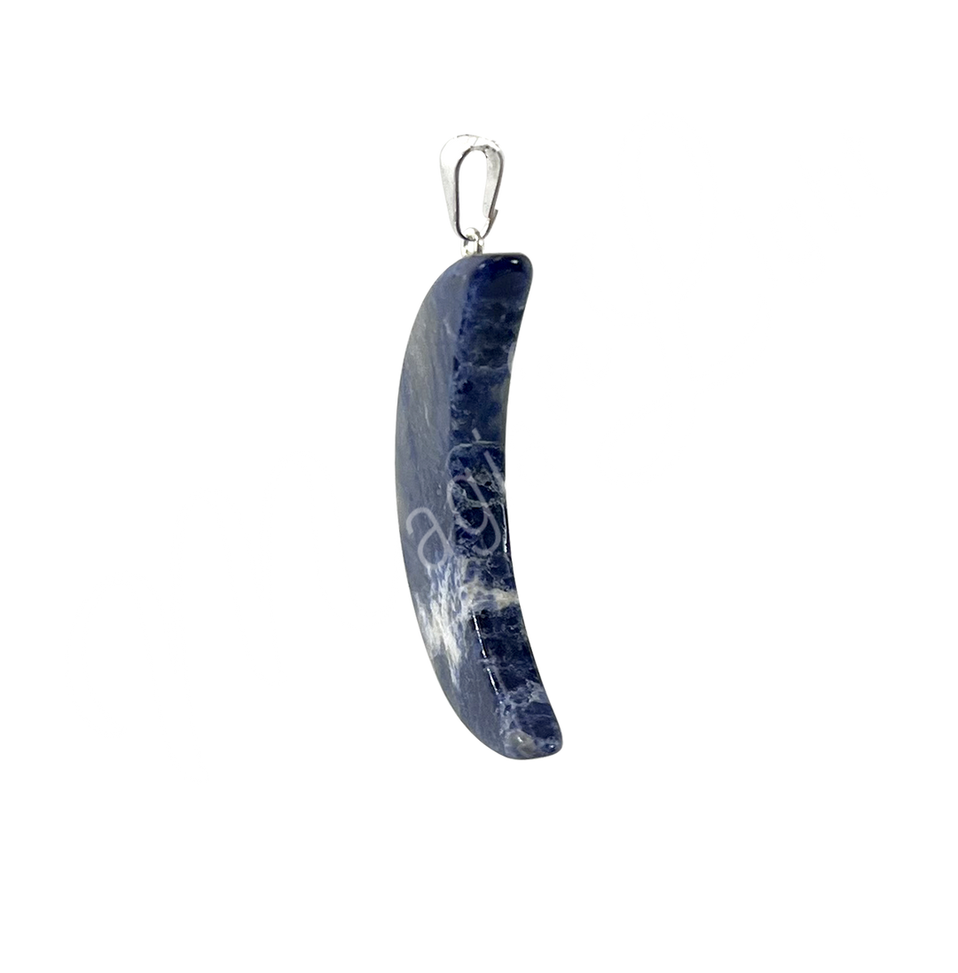 Pendant Moon Sodalite 1.4″