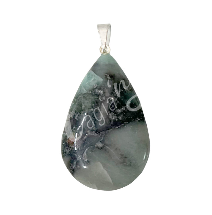 Pendant Drop Emerald 35-45 mm