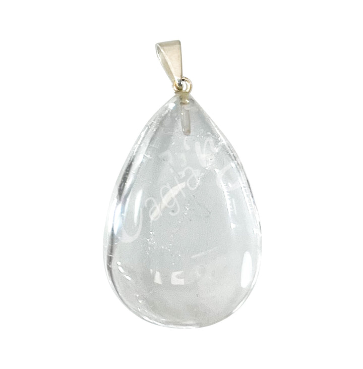 Pendant Drop Crystal Quartz 1.25-1.5"