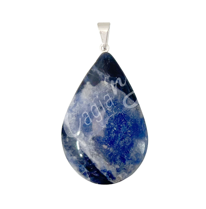 Pendant Drop Sodalite 35-45 mm