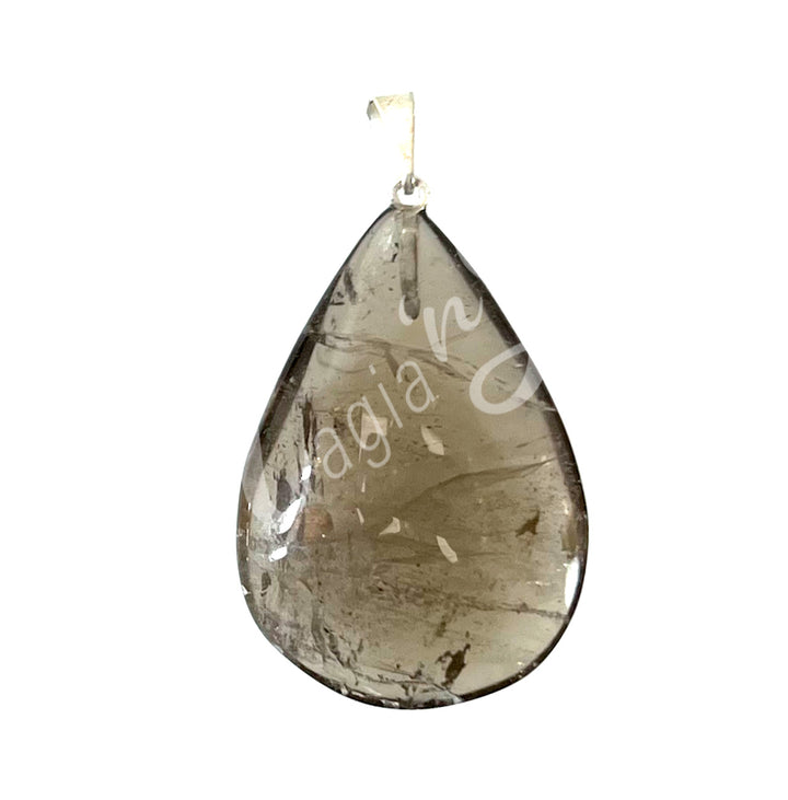 Pendant Drop Smoky Quartz 1.25-1.5"